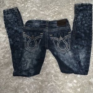 Big Star Sweet and Skinny Jeans bling RARE size 24 Excellent Condition